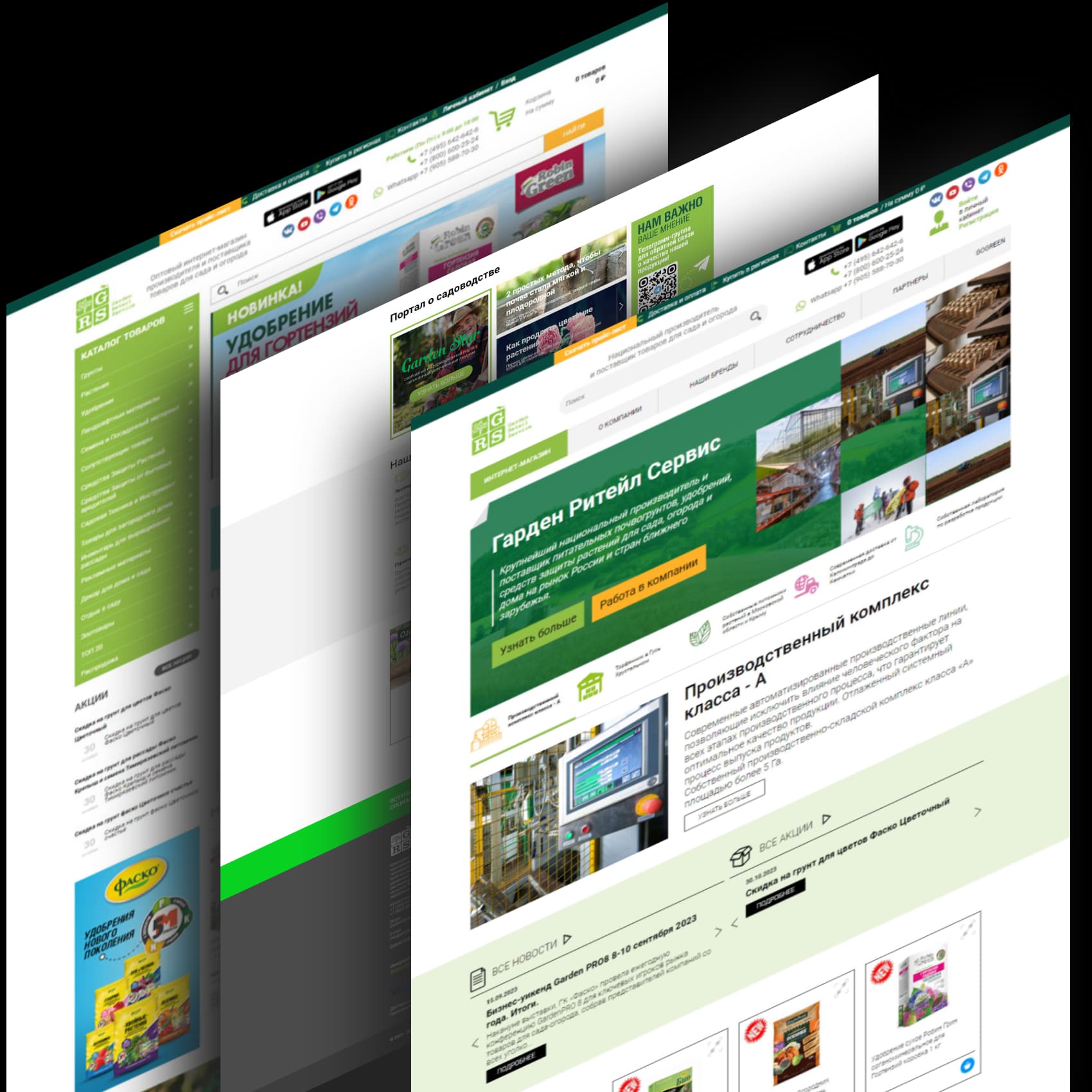 B2B Website project presentation